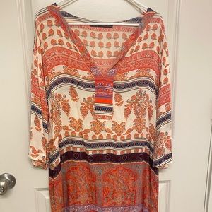 Zara print dress